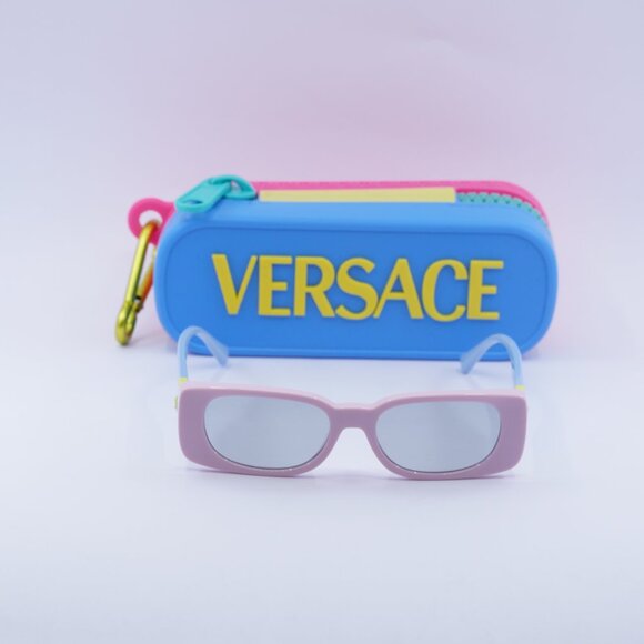 Versace Kids VK4003U 5440CV Rectangle Sunglasses - Pink/Blue/Light Grey - Picture 7 of 10